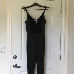 H&M velvet catsuit